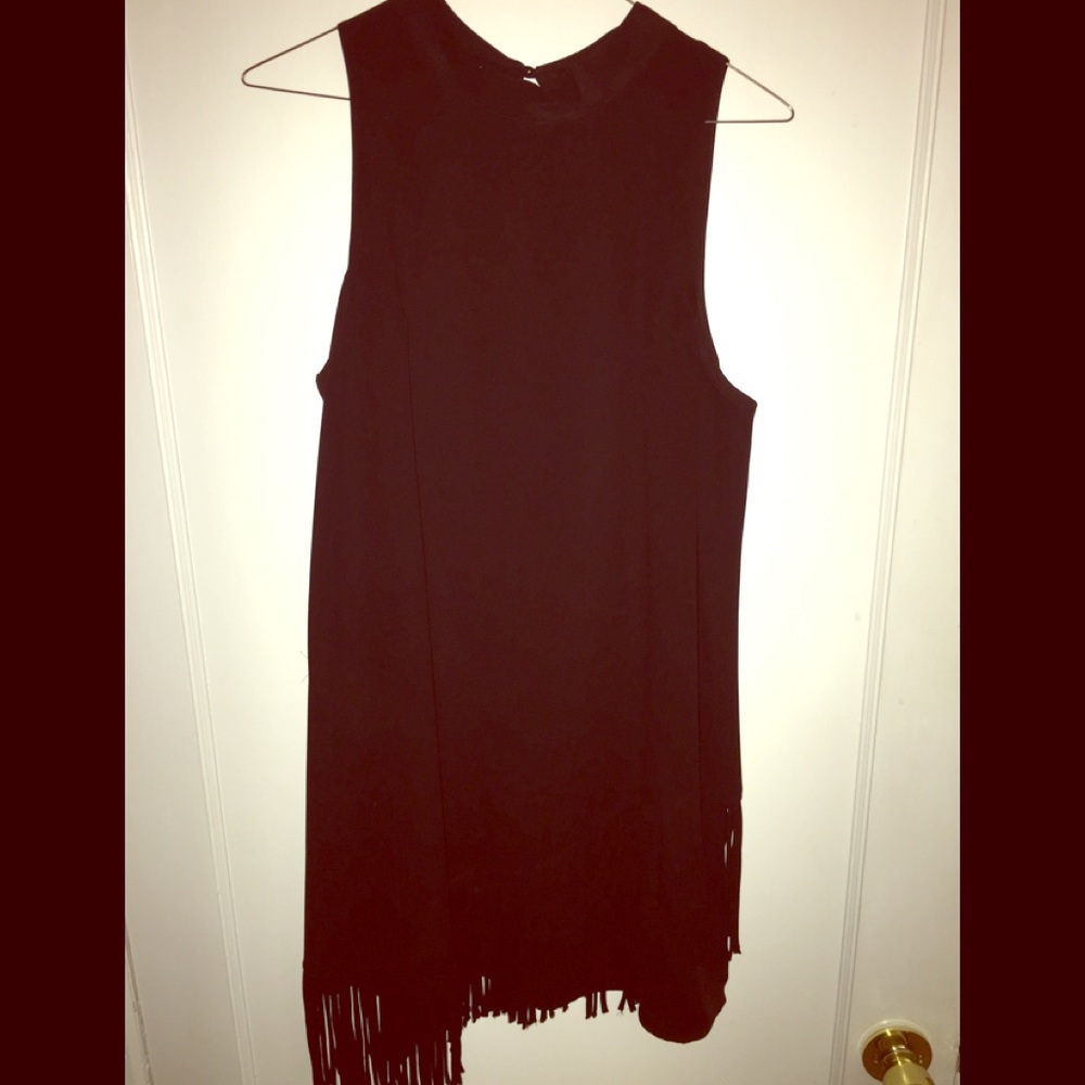 Black flowy dress
